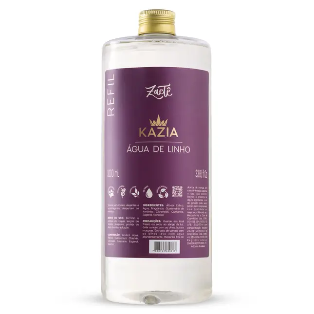 REFIL ÁGUA DE LINHO KAZIA ZAETÊ 1L