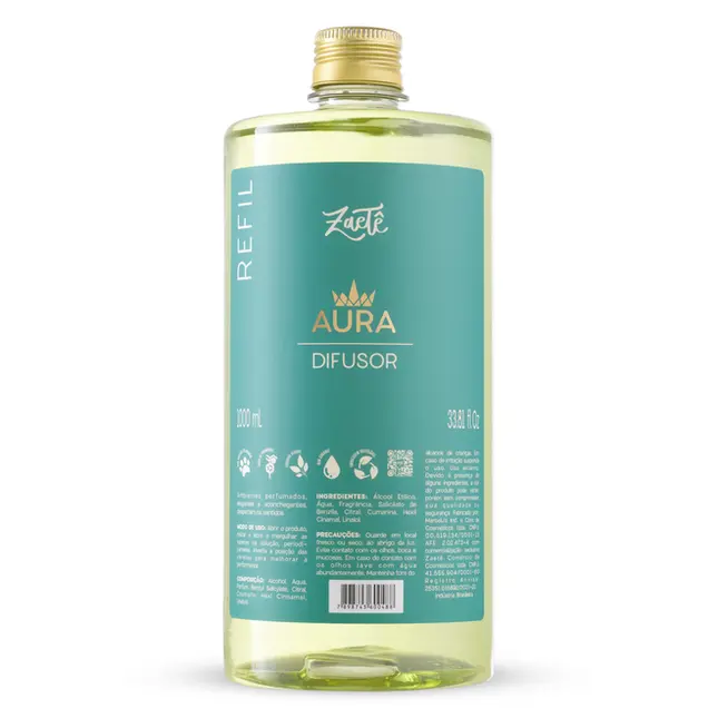 REFIL DIFUSOR  AURA ZAETÊ 1L