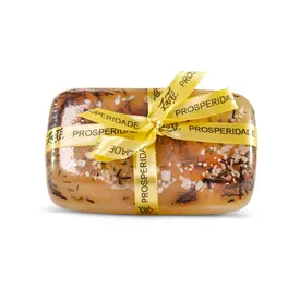 SABONETE EM BARRA VEGETAL ALMA LAVADA AMARELO ZAETÊ 150G